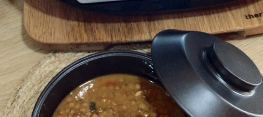 Lentejas guisadas con verduras