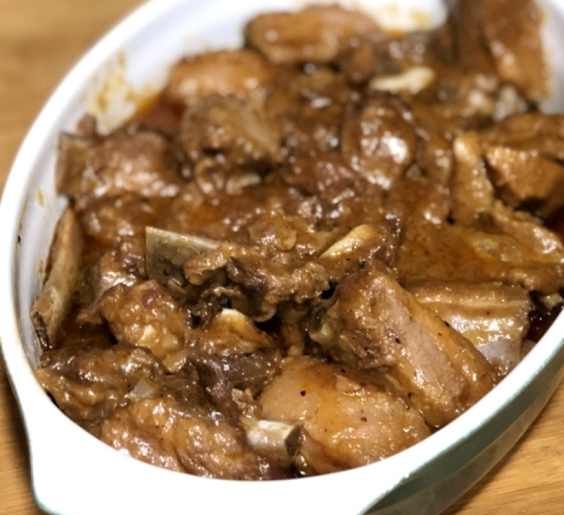 COSTILLAS DE CERDO CON SALSA BARBACOA