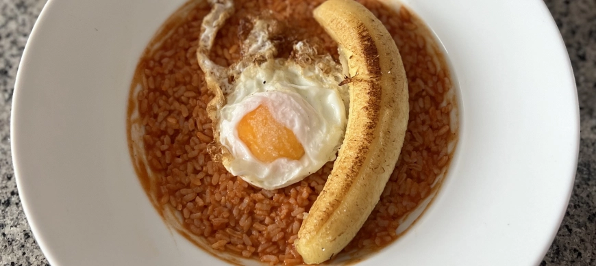 Arroz a la cubana