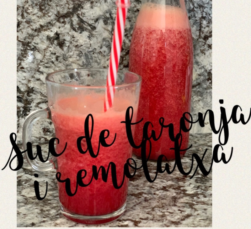 Suc de taronja i remolatxa amb Thermomix