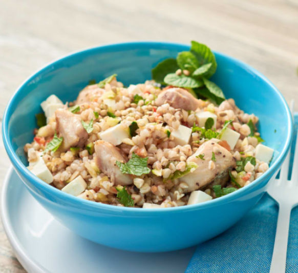 Como hacer ensalada de trigo sarraceno con pollo con Thermomix®