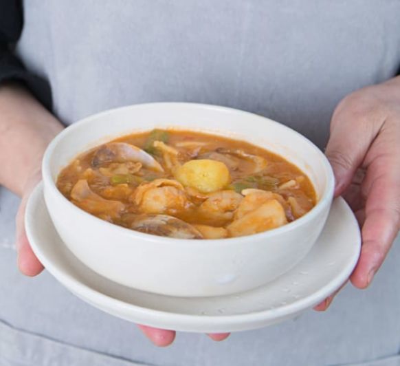 Como hacer sopa marinera con Thermomix®